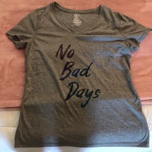 Athletic “No bad days” T-shirt